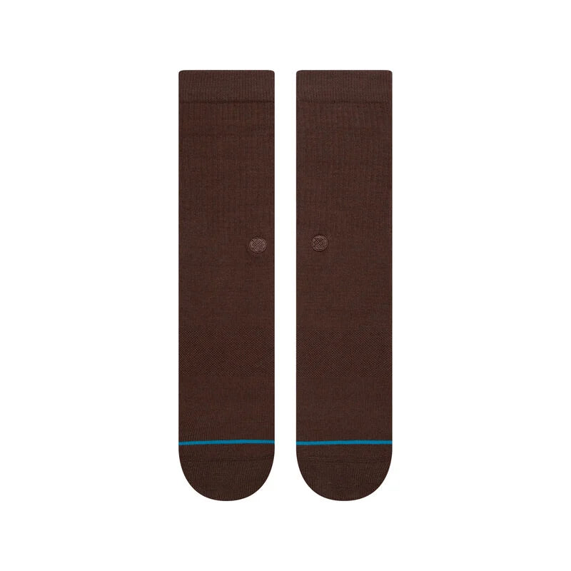 Icon Crew Socks Brown
