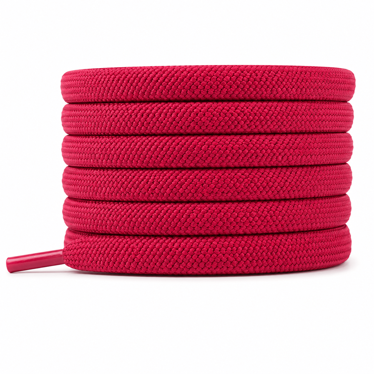 cuidado Rumbos Cordon Elasticado Rose Red, detalle del producto enrollado