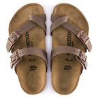 Sandalias Birkenstock Mayari Kids Mocha, vista cenital del par