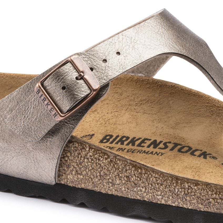 Sandalias Birkenstock Gizeh Graceful Taupe, detalle del material