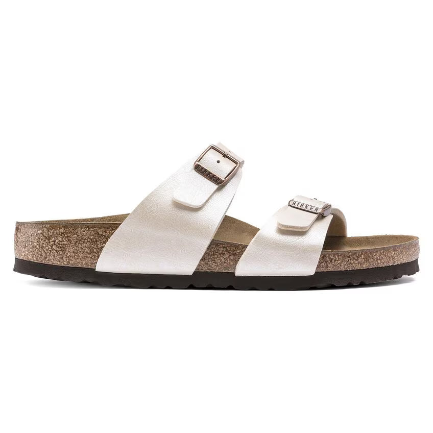Sandalias Birkenstock Sydney Birko-Flor Graceful Pearl White, perfil lateral (2)