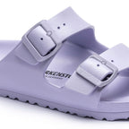 Sandalias Birkenstock Arizona EVA Purple Fog, detalle del material