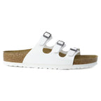 Sandalias Birkenstock Florida Birko-Flor White, perfil lateral (2)