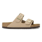 Sandalias Birkenstock Arizona Nobuck Sandcastle Soft, perfil lateral