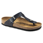 Sandalias Birkenstock Gizeh Oiled Leather Blue, vista principal