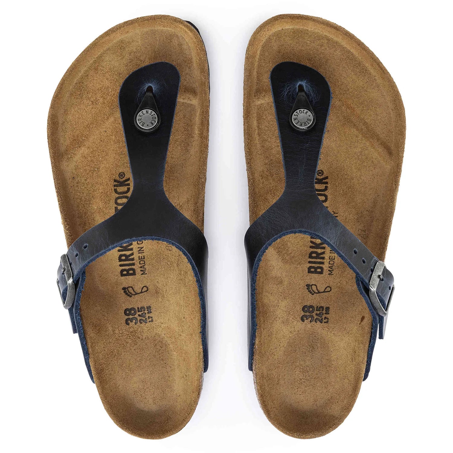 Gizeh Oiled Leather Blue (10382379483441)