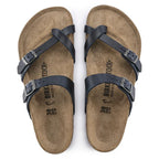 Sandalias Birkenstock Mayari Oiled Leather Blue, vista cenital