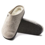 Pantuflas Birkenstock Zermatt Shearling Felt Eggshell, detalle de la suela