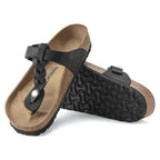 Sandalias Birkenstock Gizeh Braided Black, detalle de la suela