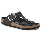 Sandalias Birkenstock Gizeh Big Buckle Oiled Leather Black, vista principal