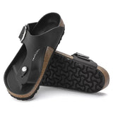 Gizeh Big Buckle Oiled Leather Black