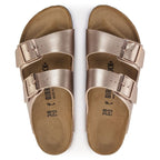 Sandalias Birkenstock Arizona Copper, vista cenital del par