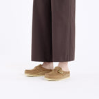Zuecos Birkenstock Buckley Oiled Leather Cognac, calzado por modelo femenino