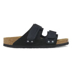 Sandalias Birkenstock Uji Suede Black, perfil lateral