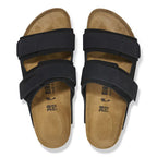 Sandalias Birkenstock Uji Suede Black, vista cenital