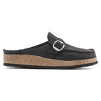 Zuecos Birkenstock Buckley Black, perfil lateral