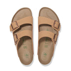 Sandalias Birkenstock Arizona Birkobuc Earthy Vegan Pecan, vista cenital