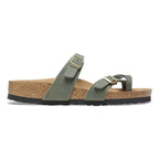Sandalias Birkenstock Mayari Synthetik Soft Thyme Vegan, perfil lateral