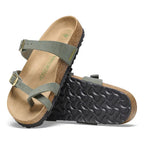Sandalias Birkenstock Mayari Synthetik Soft Thyme Vegan, detalle de la suela