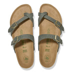 Sandalias Birkenstock Mayari Synthetik Soft Thyme Vegan, vista cenital