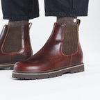 Botas y Botines Birkenstock Highwood Slip On Mid MEN Chocolate, calzado por modelo masculino, primer plano