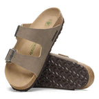 Sandalias Birkenstock Arizona synthetic Espresso/Gray Taupe Vegan, detalle de la suela