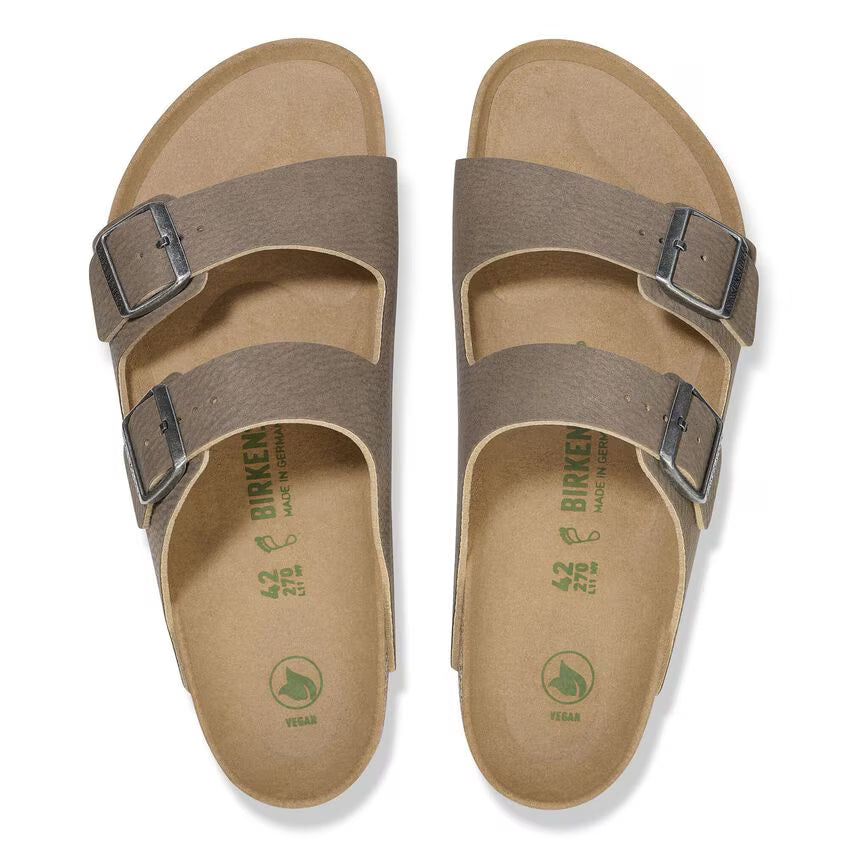 Arizona synthetic Espresso/Gray Taupe Vegan (10382377746737)