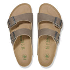 Sandalias Birkenstock Arizona synthetic Espresso/Gray Taupe Vegan, vista cenital