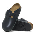 Zuecos Birkenstock Boston Pro Black, detalle de la suela