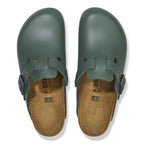 Zuecos Birkenstock Boston Pro Thyme, vista cenital del par