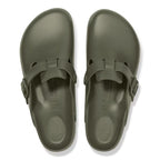 Zuecos Birkenstock Boston EVA Khaki, vista cenital