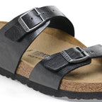 Sandalias Birkenstock Sydney Birko-flor Graceful Licorice, detalle del material