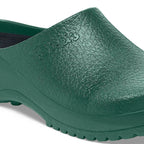 Zuecos Birkenstock Super Birki Fusion Green, detalle del material 1