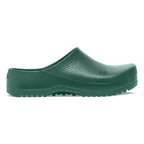 Zuecos Birkenstock Super Birki Fusion Green, perfil lateral