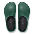 Zuecos Birkenstock Super Birki Fusion Green, vista cenital del par