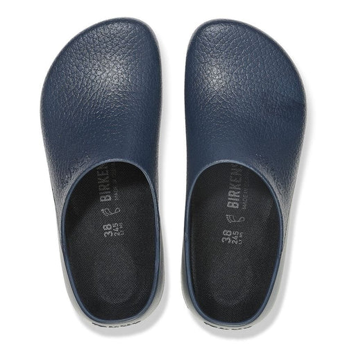 Zuecos Birkenstock Super-Birki Fusion Blue, vista cenital del par