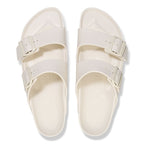 Sandalias Birkenstock Arizona EVA Eggshell, vista cenital del par