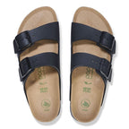Sandalias Birkenstock Arizona Platform Flex Black, vista cenital del par