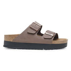 Sandalias Birkenstock Arizona Flex Birkobuc Mocca, perfil lateral