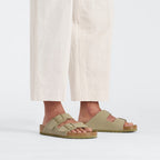 Sandalia Birkenstock Arizona Birko-flor Faded Khaki