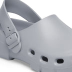 Zuecos Birkenstock Birki-Flow EVA Stone Coin, detalle de la hebilla