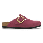 Zuecos Birkenstock Boston Big Buckle Berry Crush, perfil lateral