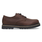 Zapatos Birkenstock Highwood Lace Low Oiled leather Habana, perfil lateral