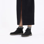 Botas y Botines Birkenstock Uppsala Mid Black, calzado por modelo femenino