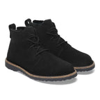 Botas y Botines Birkenstock Uppsala Mid Shearling Black, par completo en tres cuartos