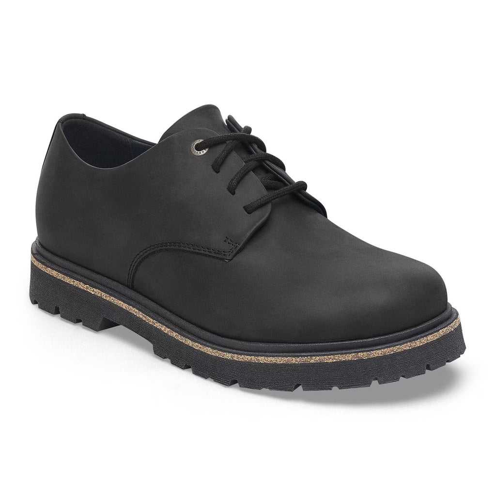 Highwood Lace Low Oiled leather Black