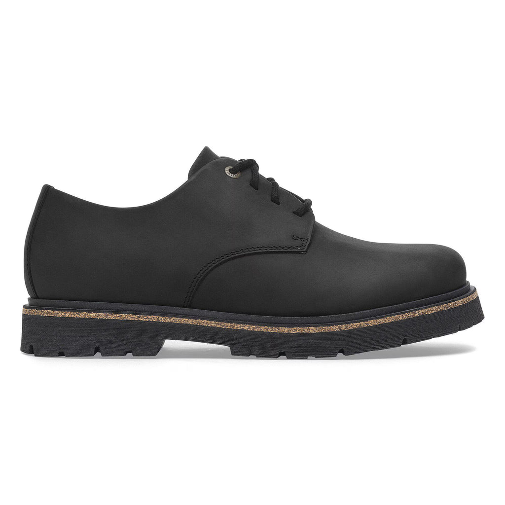 Highwood Lace Low Oiled leather Black