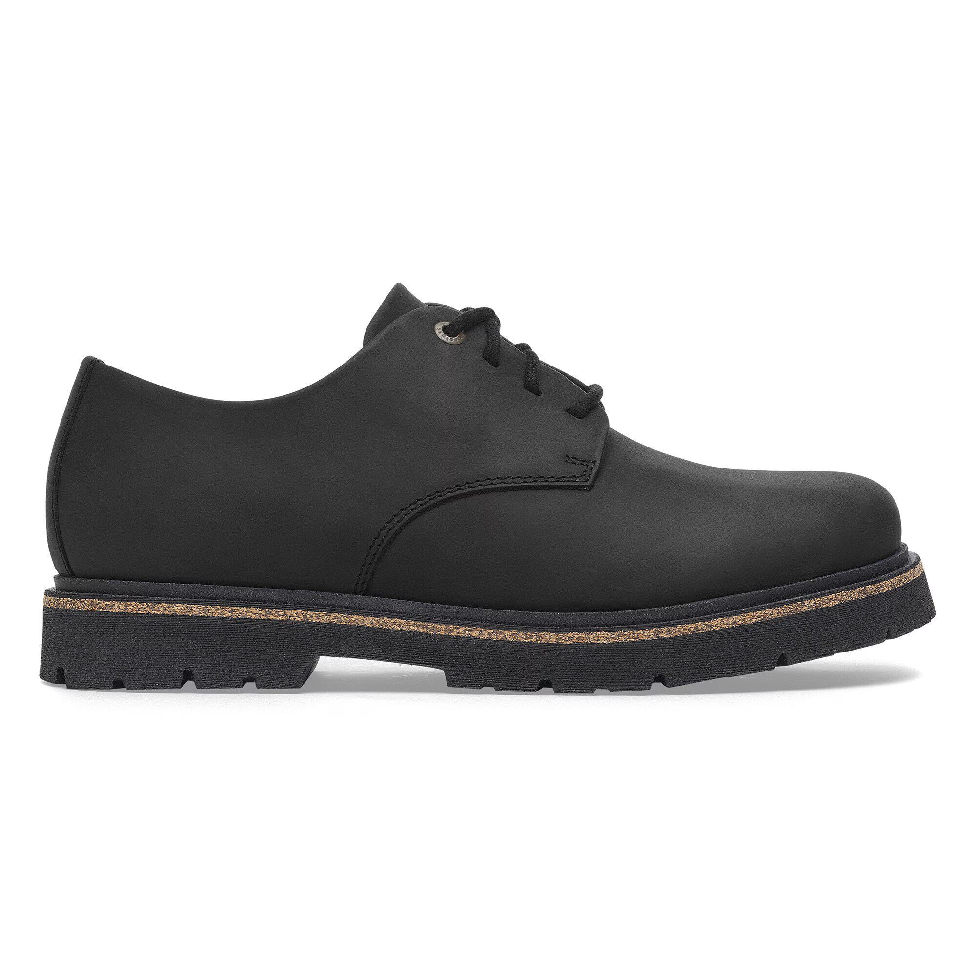 Highwood Lace Low Oiled leather Black