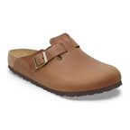 Zuecos Birkenstock Boston Oiled Leather Cognac, vista principal