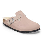 Zuecos Birkenstock Boston Teddy Corduroy Pink Clay, vista principal